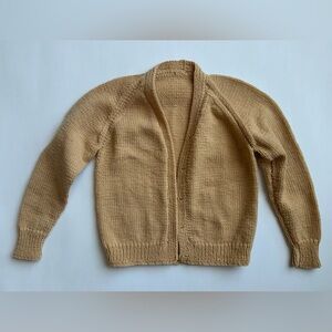 Vintage Kid’s Brown Grampa Cardigan